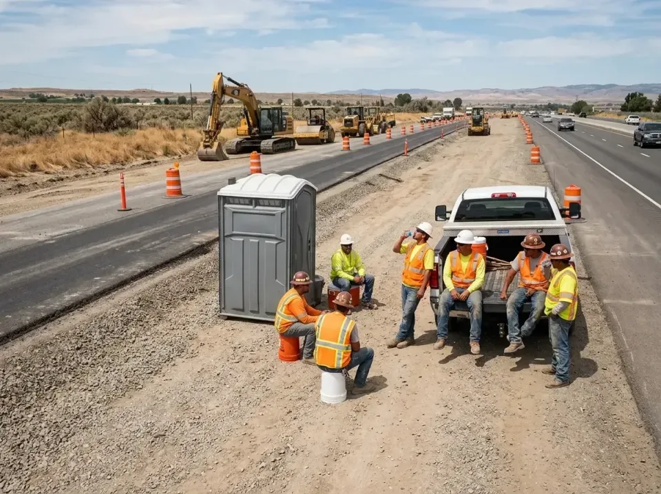 highway-road-construction-crew-007 — frequently asked questions, Porta Potty and Restroom Rentals in Panama City Beach, FL